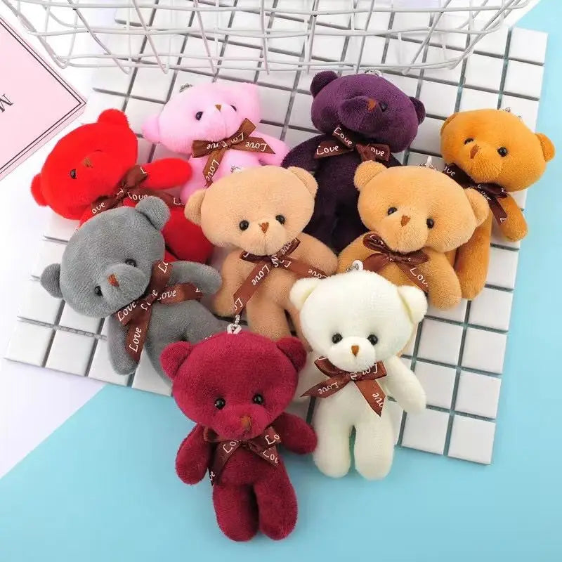 KIT DE 12 CHAVEIROS DE URSO DE PELÚCIA PINGENTE❤️🧸